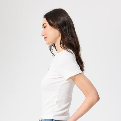 Terez Knicks Logo Sugar Swizzle Pointelle Tee