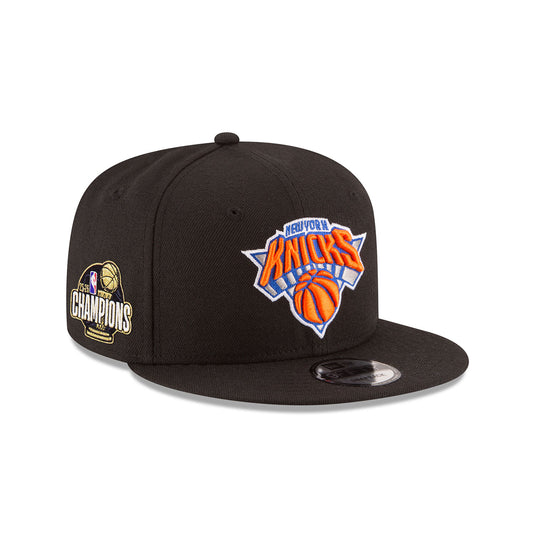 New Era Knicks 2026 NBA Champions Side Patch Black 950 Snapback Hat