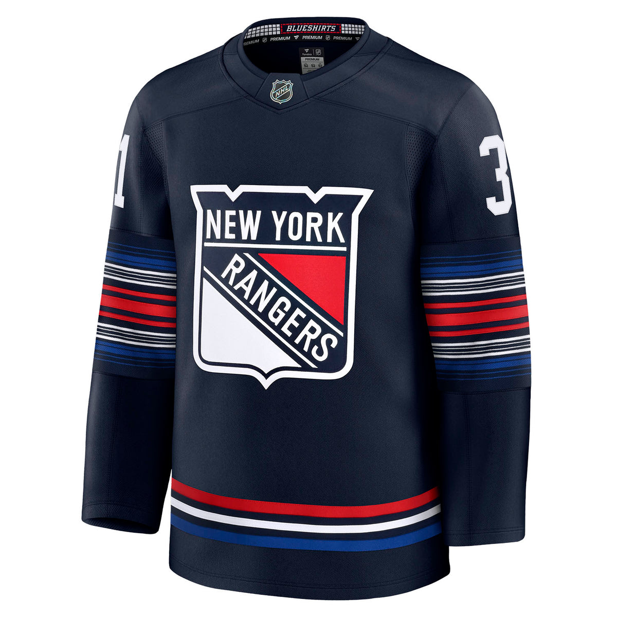 Igor Shesterkin Fanatics Premium Third Navy Jersey