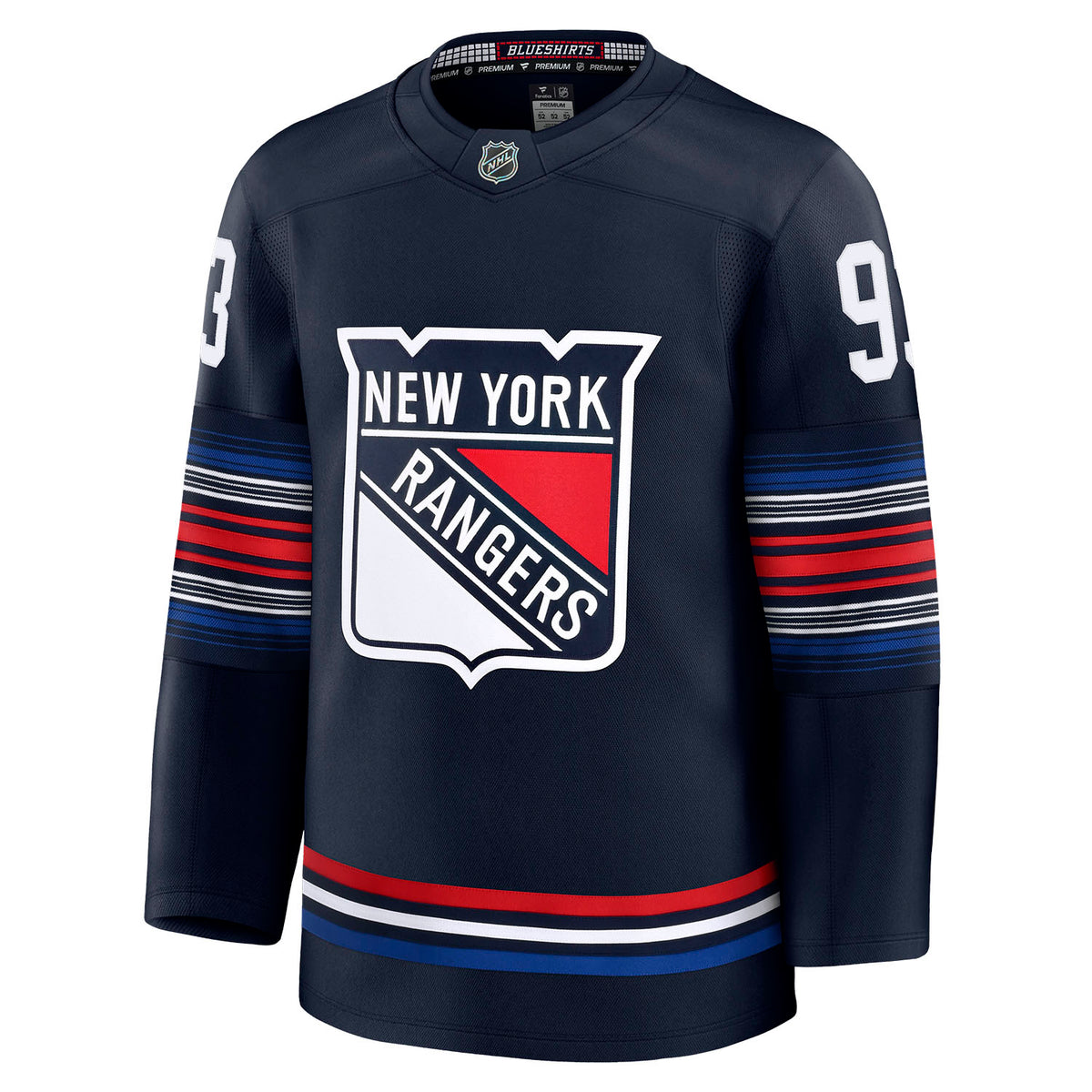 Mika Zibanejad Fanatics Premium Third NavyJersey