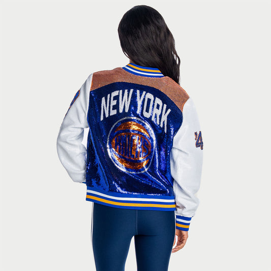 Women's Sequin Jacket Royal