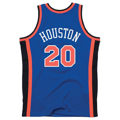 Allan Houston New York Knicks Autographed Jersey - Back View