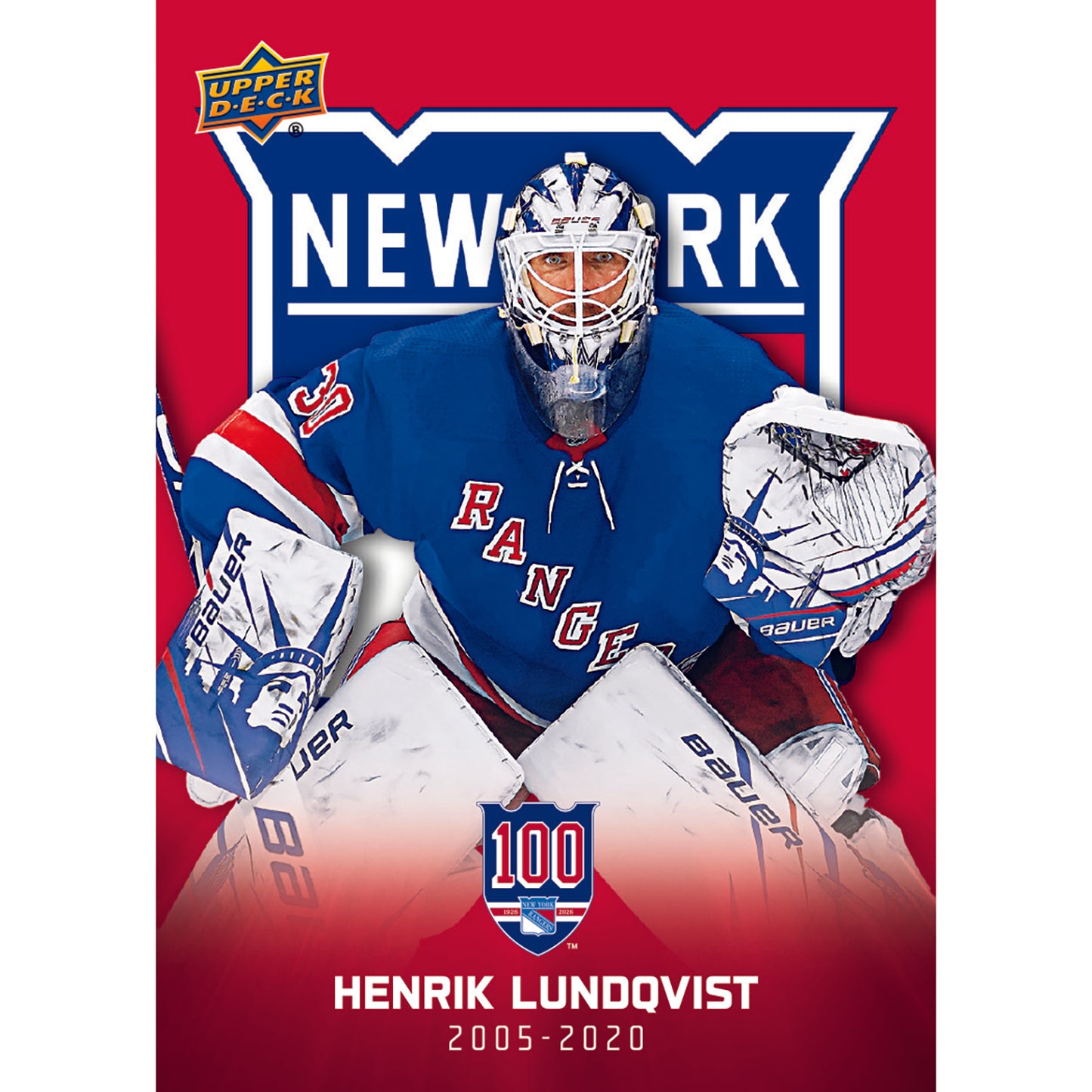 2025-26 Upper Deck New York Rangers Centennial Box Set