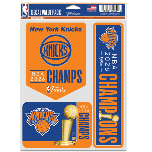 Knicks 2026 NBA Champions Decal