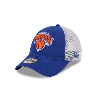 Youth New Era Knicks Royal 940 Trucker Adjustable