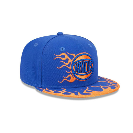 Youth New Era Knicks Rally Drive Flames 950 Snapback