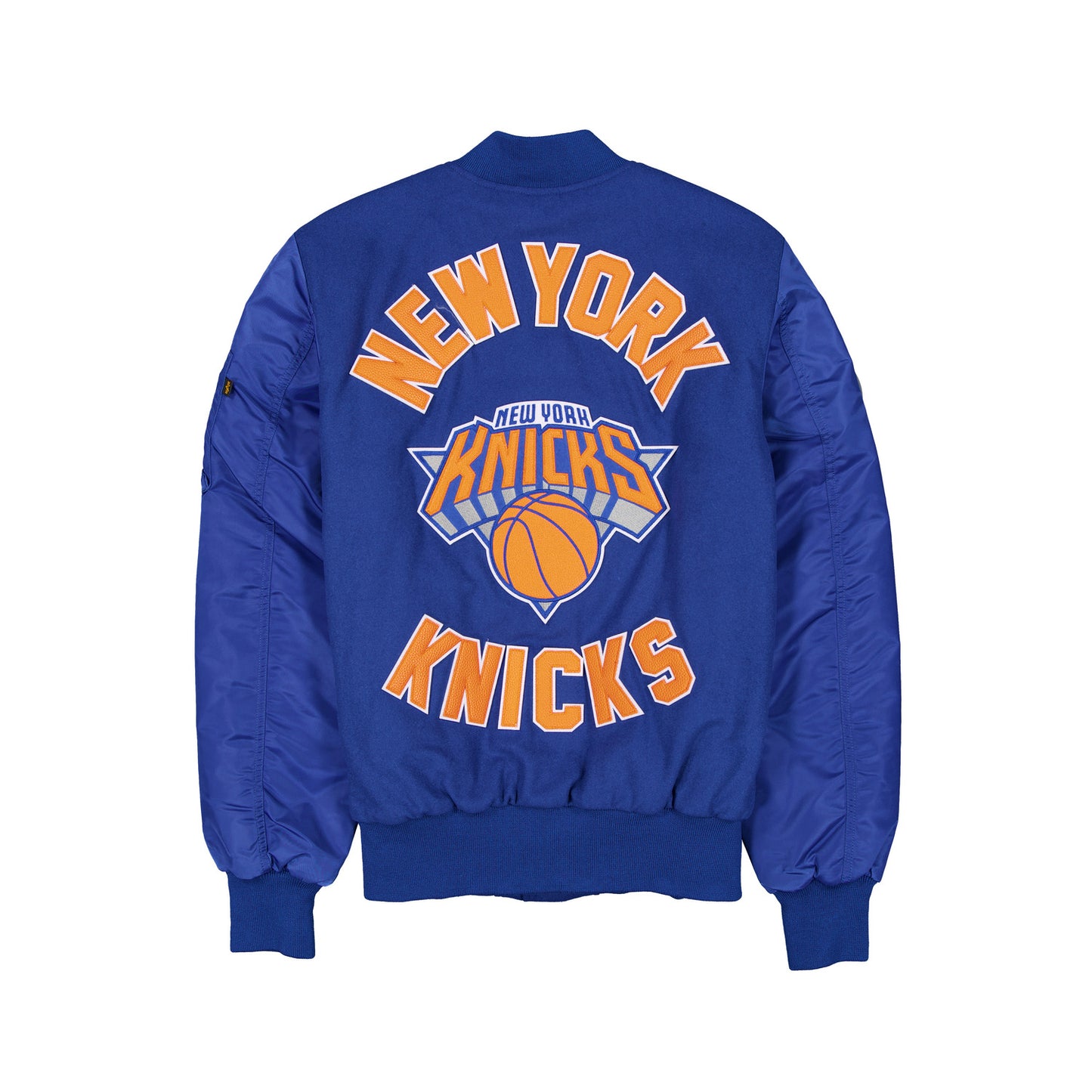 New Era Knicks Alpha Collection Varsity Royal Jacket