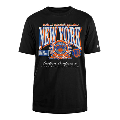 New Era Knicks Oversized Essential Black Graphic Tee