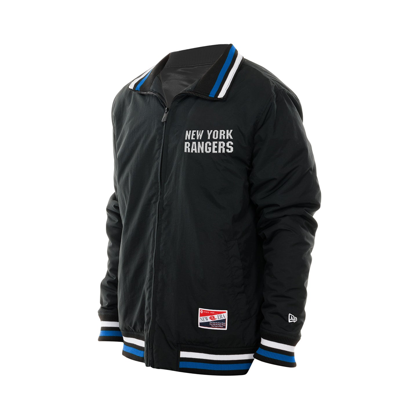 New Era Rangers Throwback Nylon Applique Full Zip Jacket