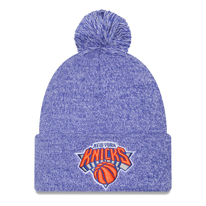 New Era Knicks Marled Royal Knit Pom