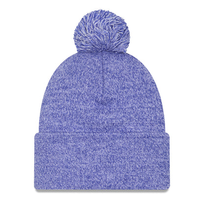 New Era Knicks Marled Royal Knit Pom
