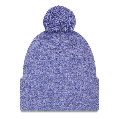 New Era Rangers Marled Royal Knit Pom