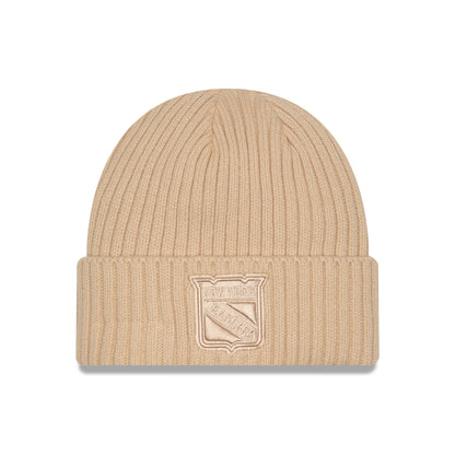 New Era Rangers Color Pack Taupe Knit Cuff