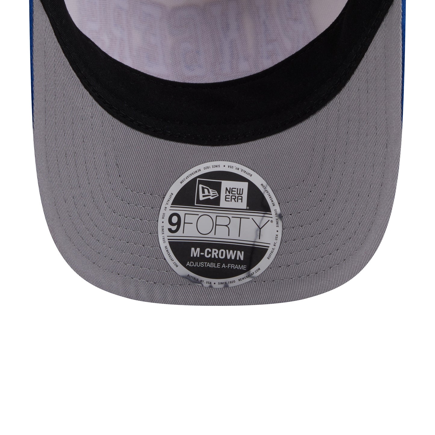 New Era Rangers 2Tone Sided 940 M-Crown A Frame Snapback Chrome/Royal