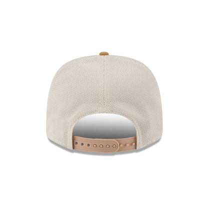 New Era Knicks 2 Tone Trucker 970 Stretch Snapback Stone