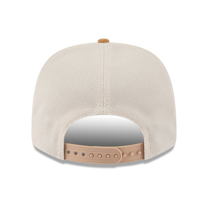 New Era Rangers 2 Tone Trucker 970 Stretch Snapback Stone