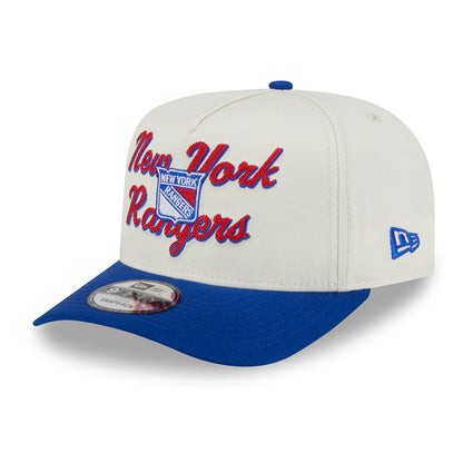 New Era Rangers Chainstitch 950 A Frame Snapback Chrome/Royal