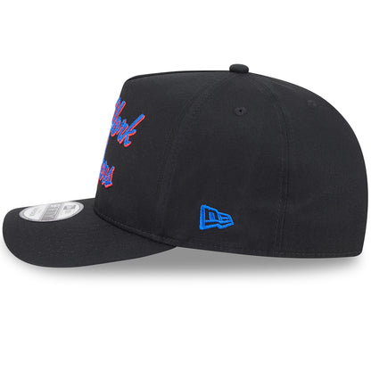New Era Rangers Chainstitch 950 A Frame Snapback Black