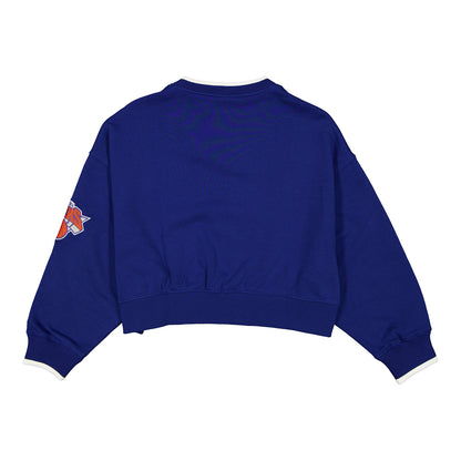 Women's New Era Knicks Royal V-Neck Sweater