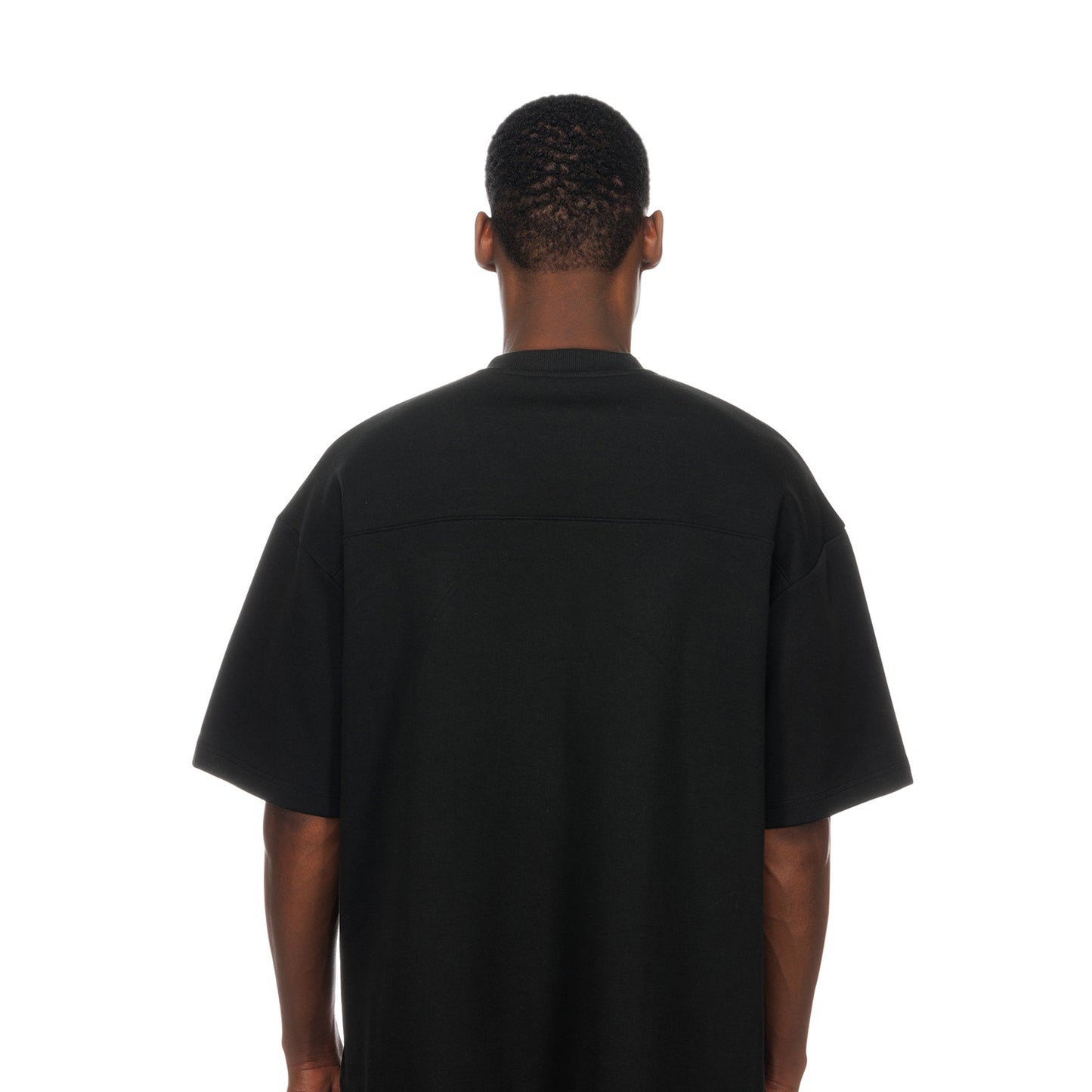 New Era Knicks Throwback Collection Boxy Graphic V-neck Tee