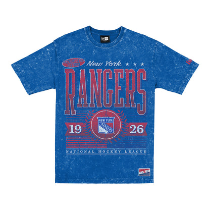 New Era Rangers Throwback Collection Oversized Mineral Wash Tee