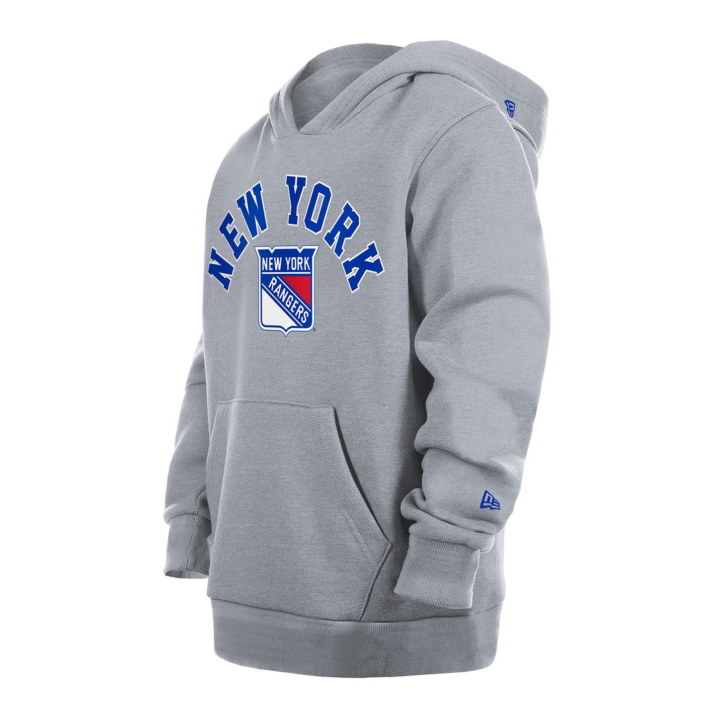Youth New Era Rangers Logo Grey Hoodie
