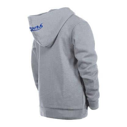 Youth New Era Rangers Logo Grey Hoodie