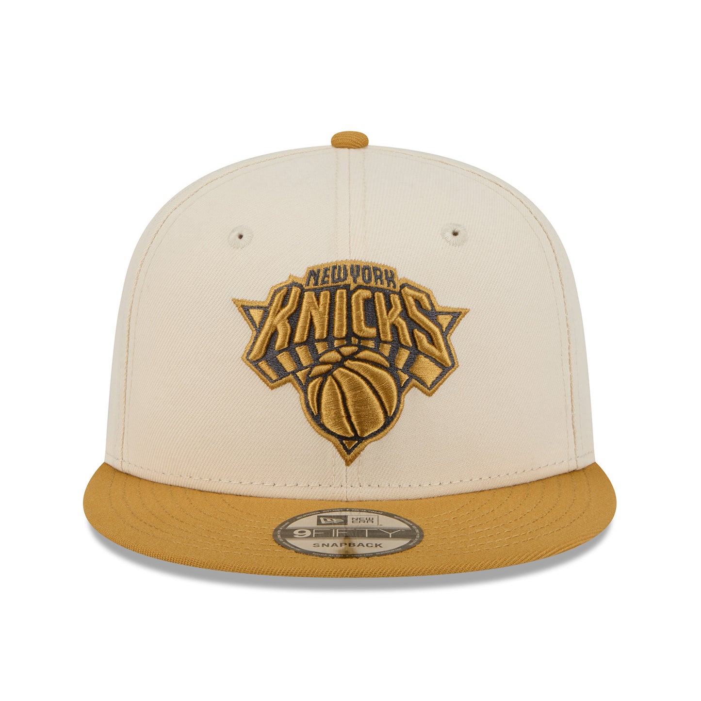New Era Knicks Two Tone Light Cream/Tan Colorpack 950 Snapback