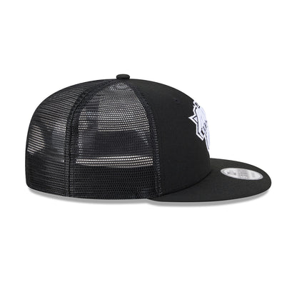 New Era Knicks Black/White Logo Trucker 950 Snapback