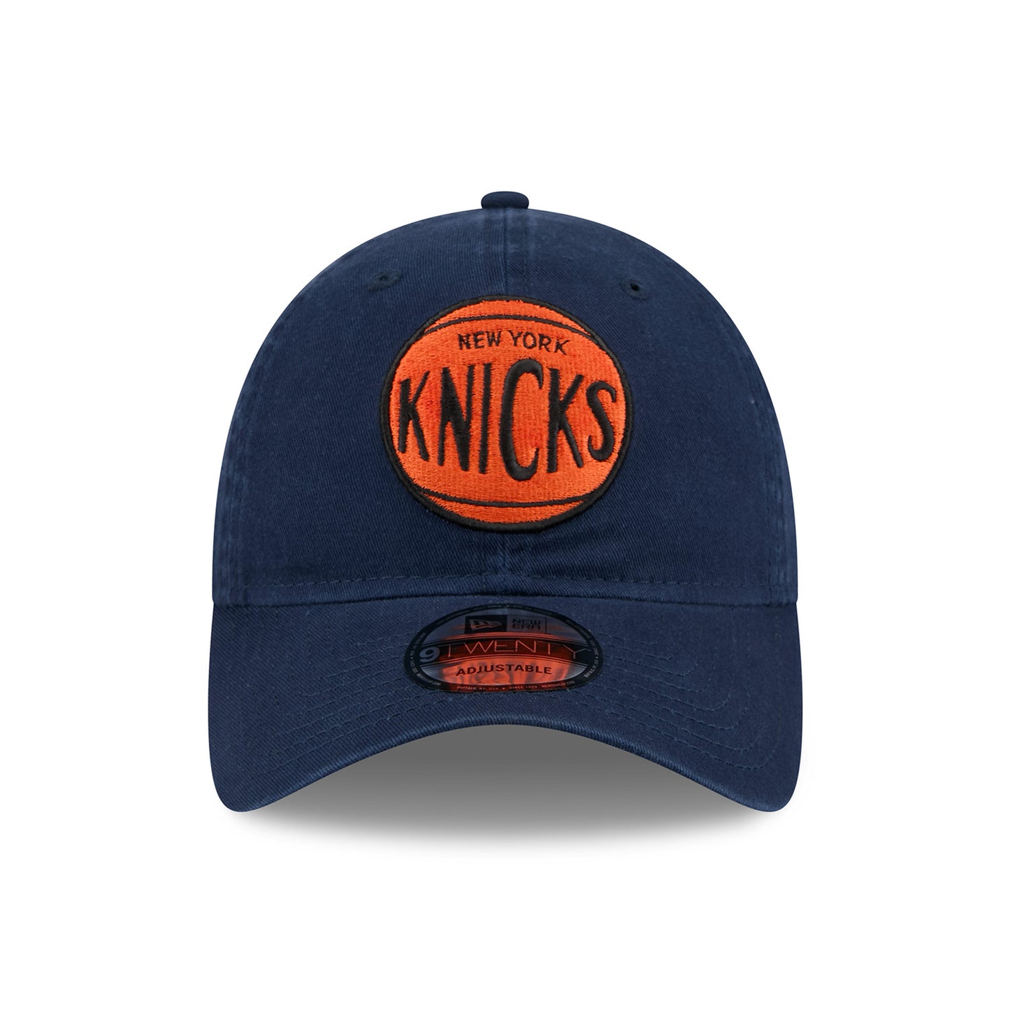 New Era Knicks HWC Navy 920 Adjustable Hat - Front View