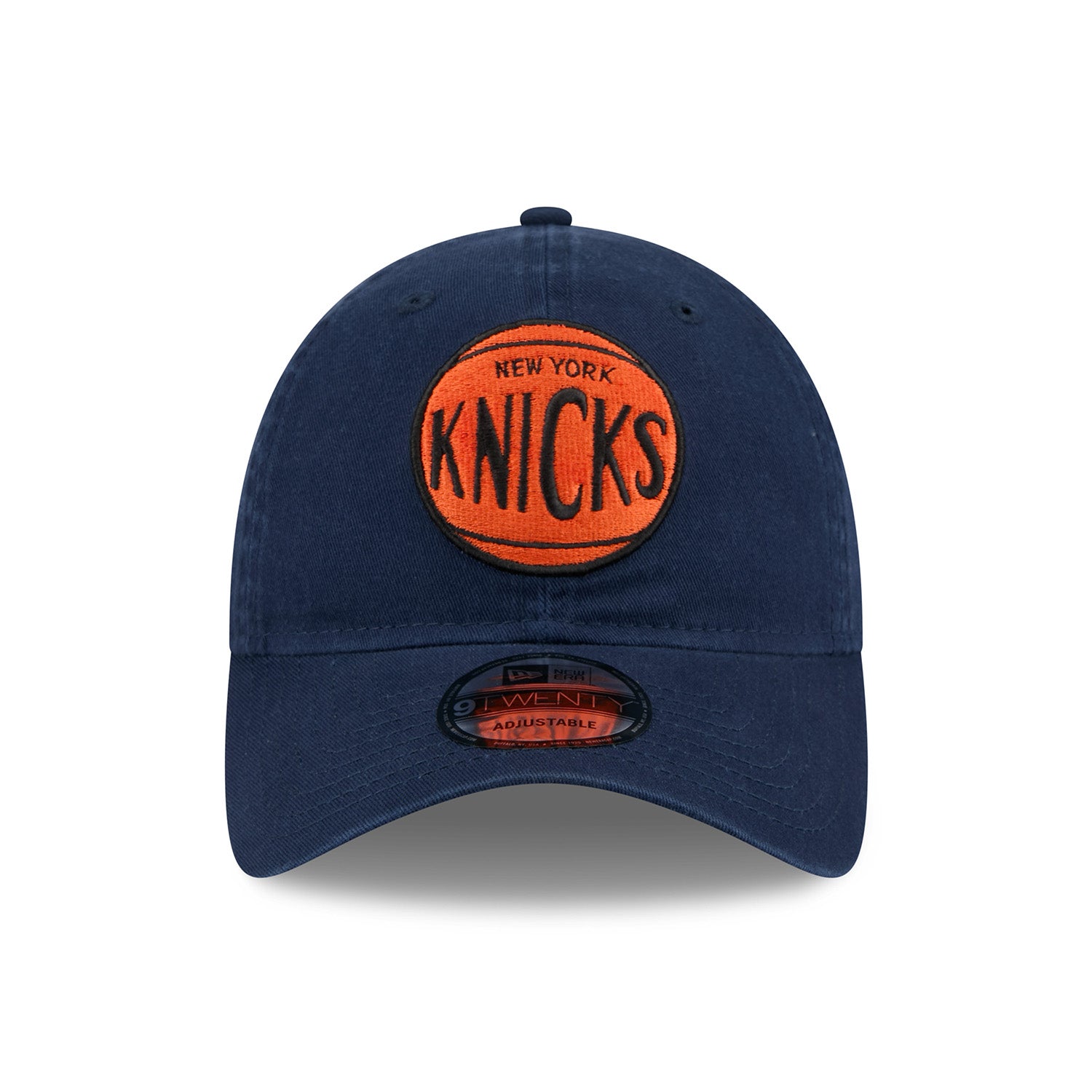 New Era Knicks HWC Navy 920 Adjustable Hat - Front View