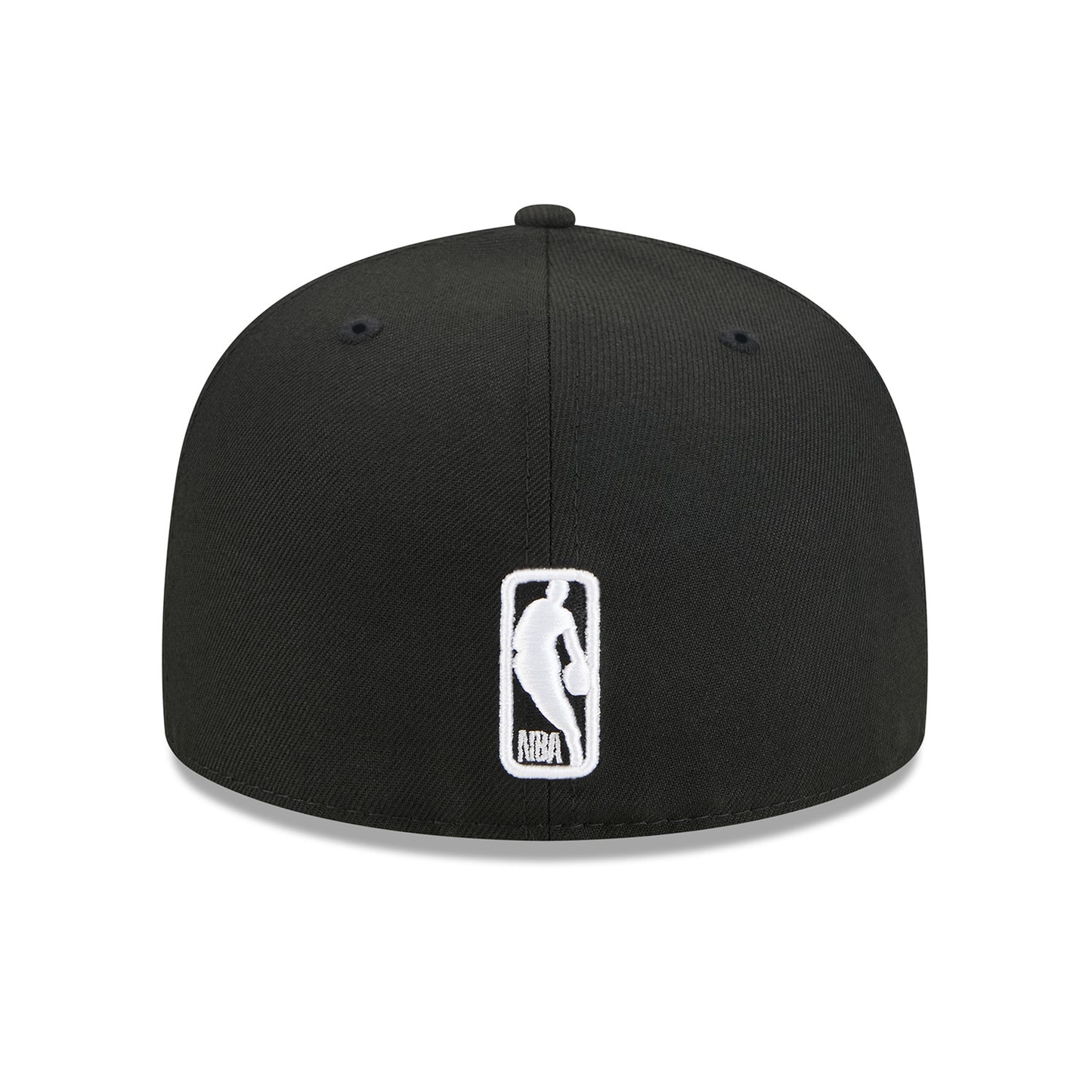 New Era Knicks HWC Black and White 5950 Fitted Hat - Back View