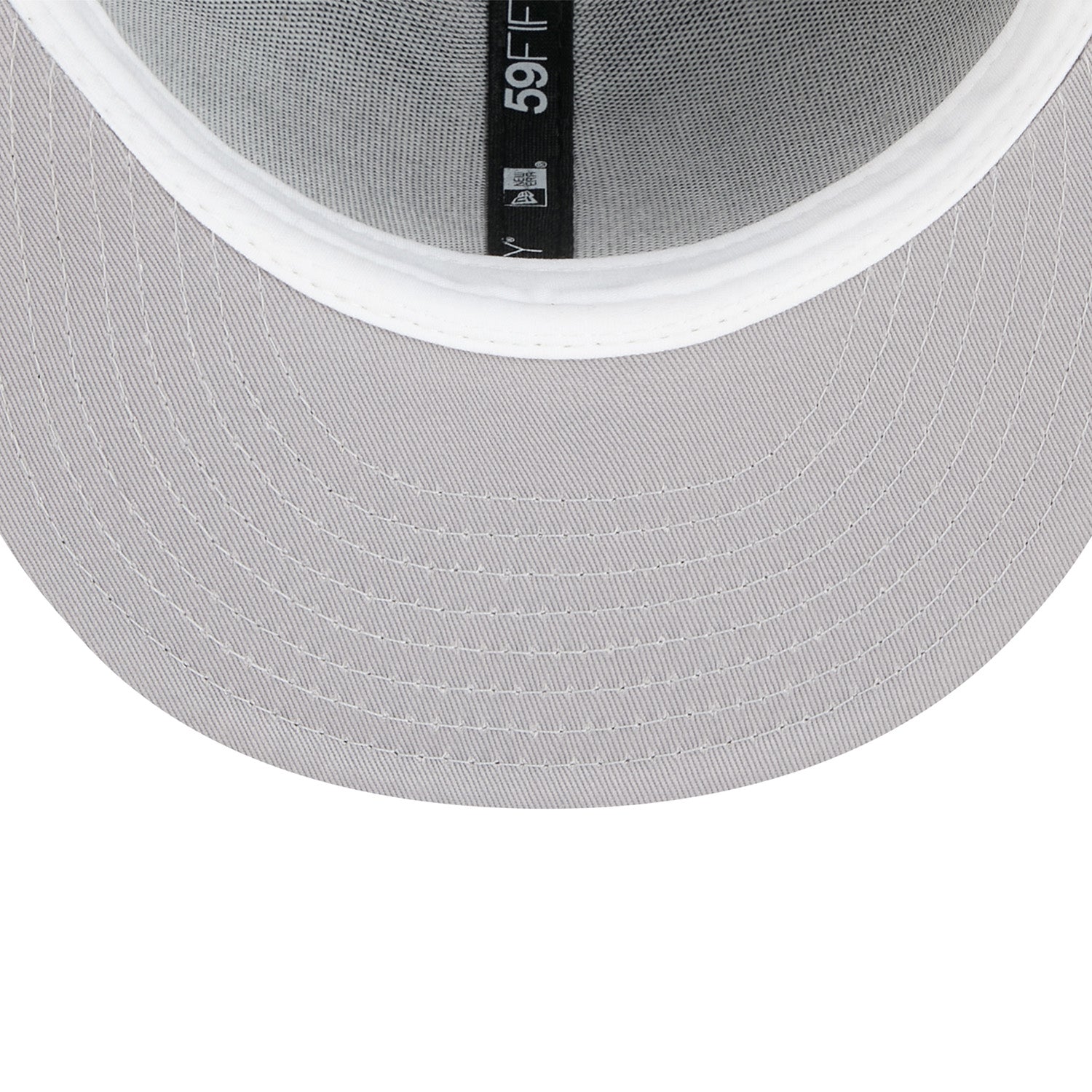 New Era Knicks HWC Black and White 5950 Fitted Hat - Under View