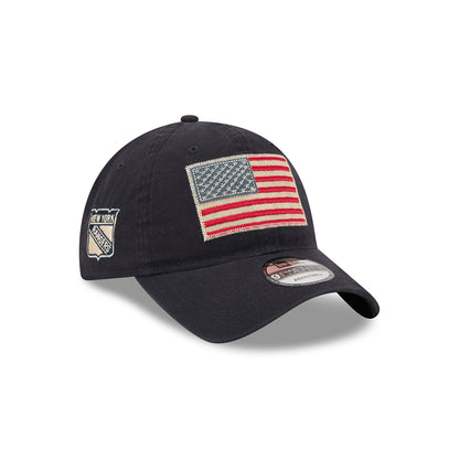 New Era Rangers American Flag 920 Adjustable Hat
