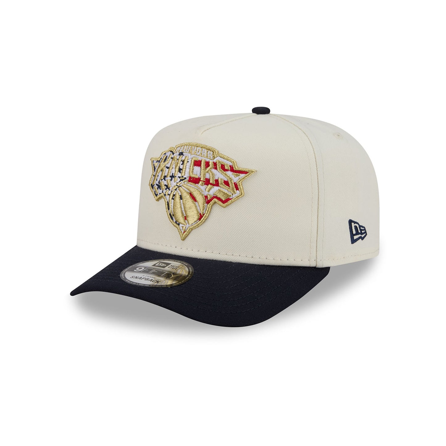 New Era Knicks Two Tone American Flag Logo 950 A Frame Snapback