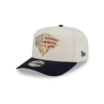 New Era Knicks Two Tone American Flag Logo 950 A Frame Snapback