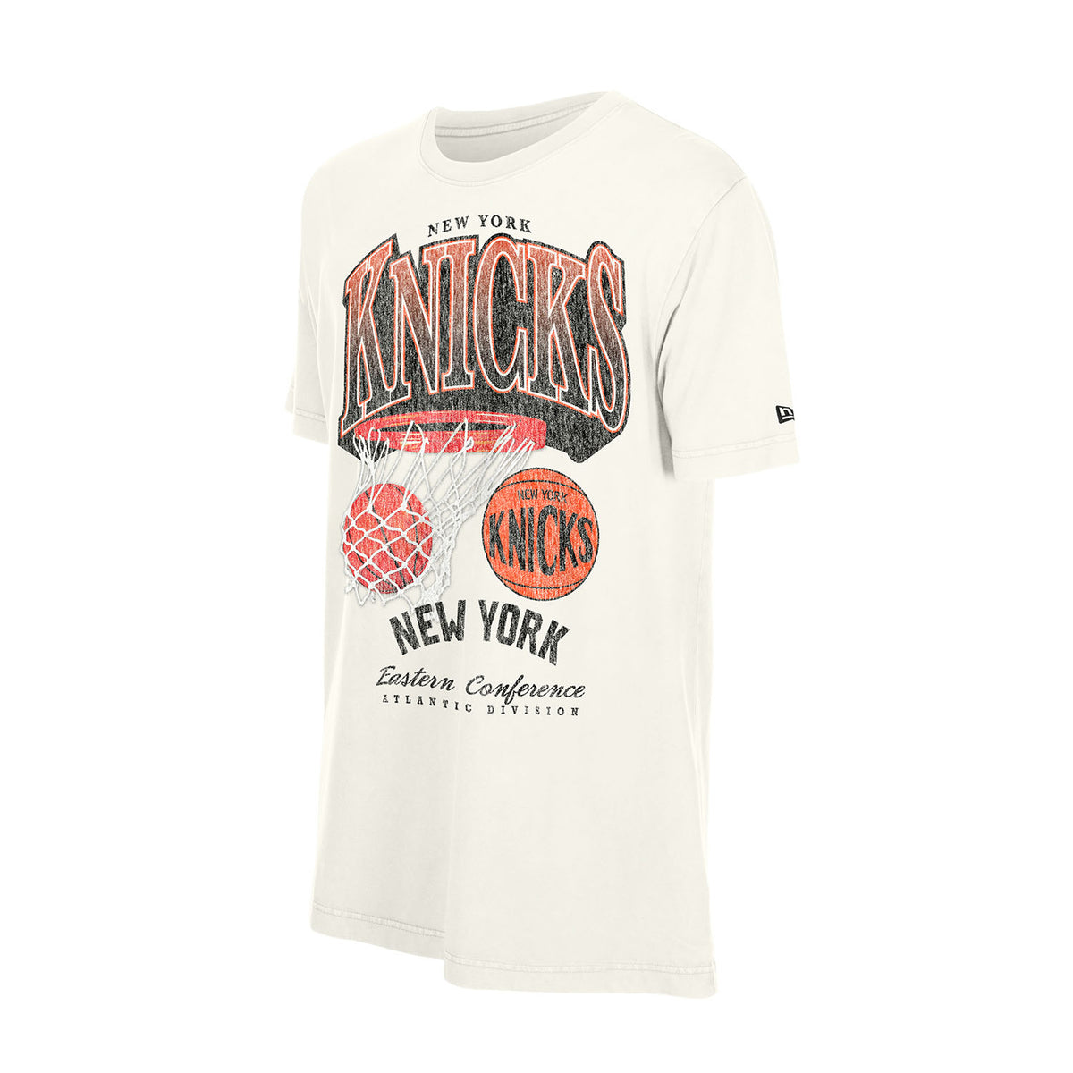New Era Knicks Sport Classic Cream Net Tee
