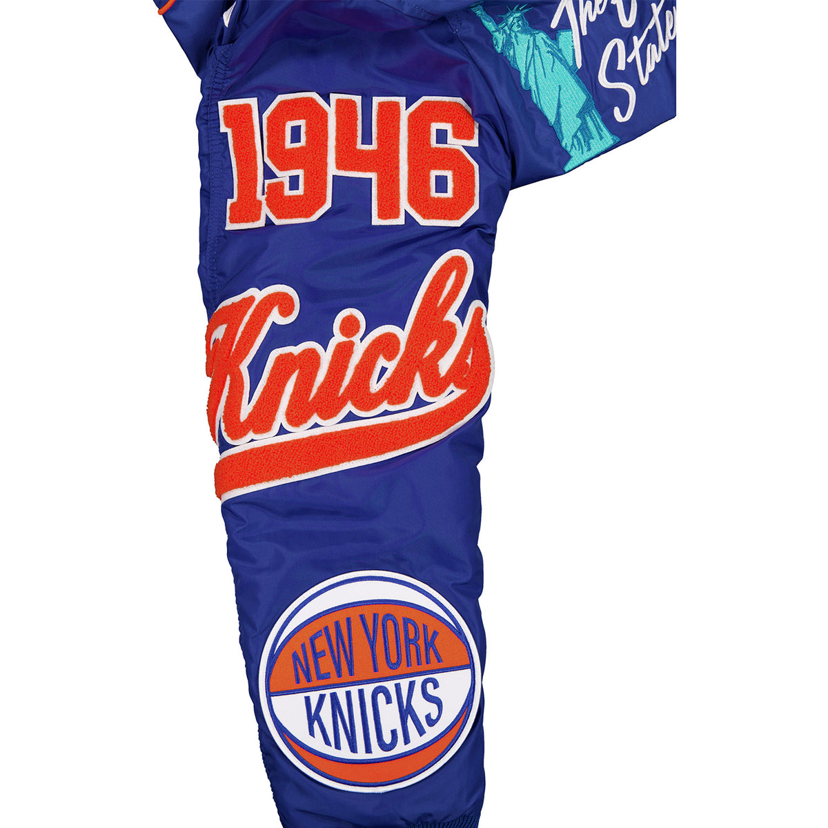 New Era Knicks Royal Alpha Full Zip Jacket