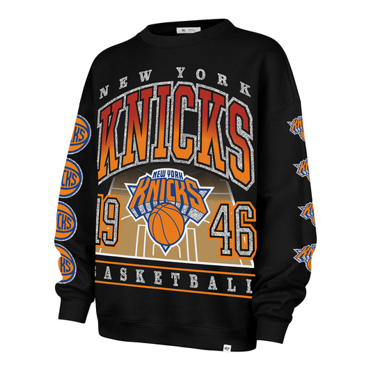 Women's '47 Brand Knicks Go Big Oversized Crew