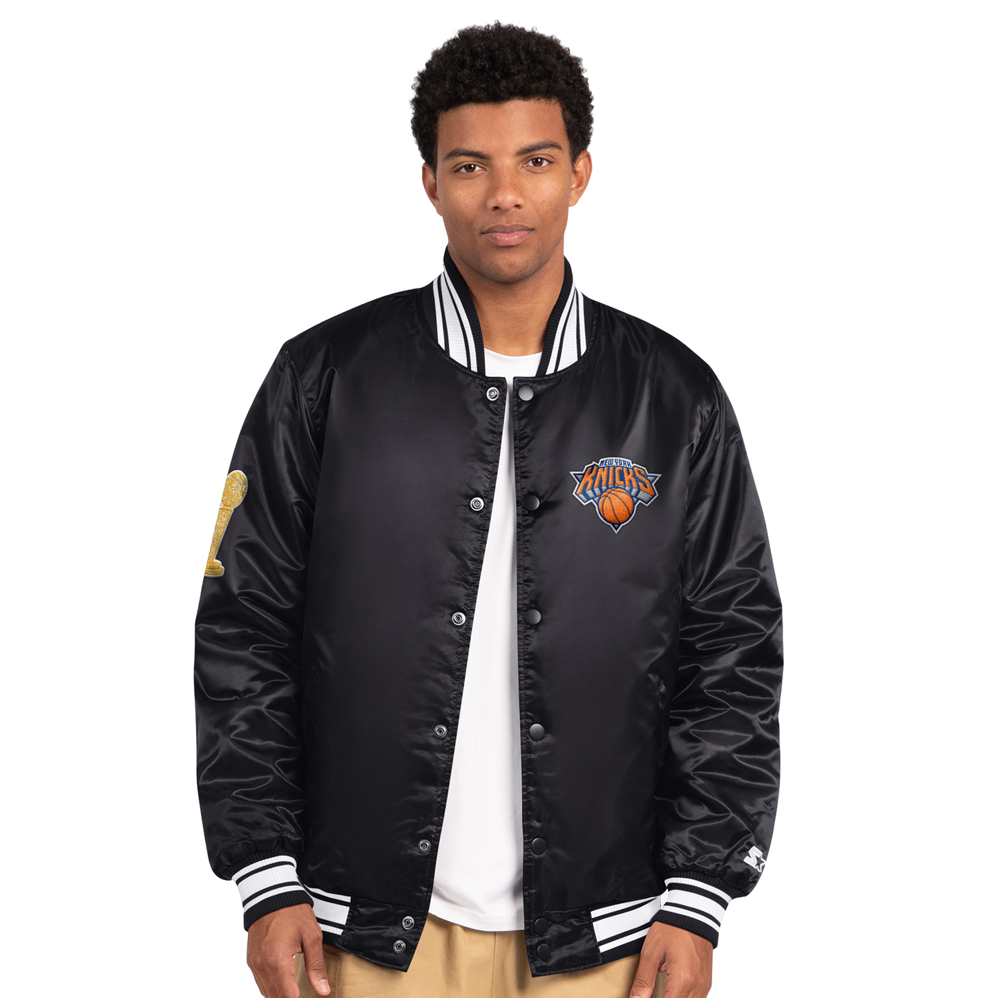 Starter Knicks 2026 NBA Champions Satin Jacket