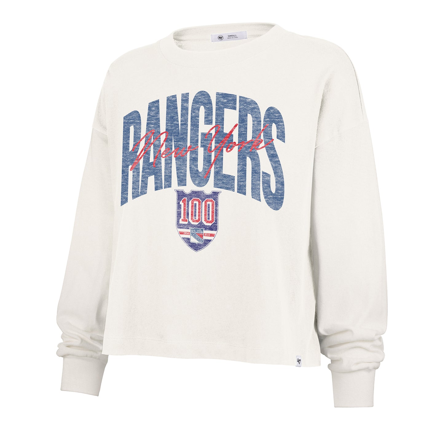Women's '47 Brand Rangers Centennial Sydney Longsleeve