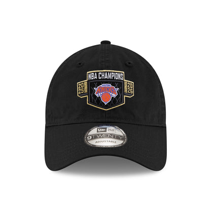 New Era Knicks 2026 NBA Champions Replica 920 Black Locker room Adjustable