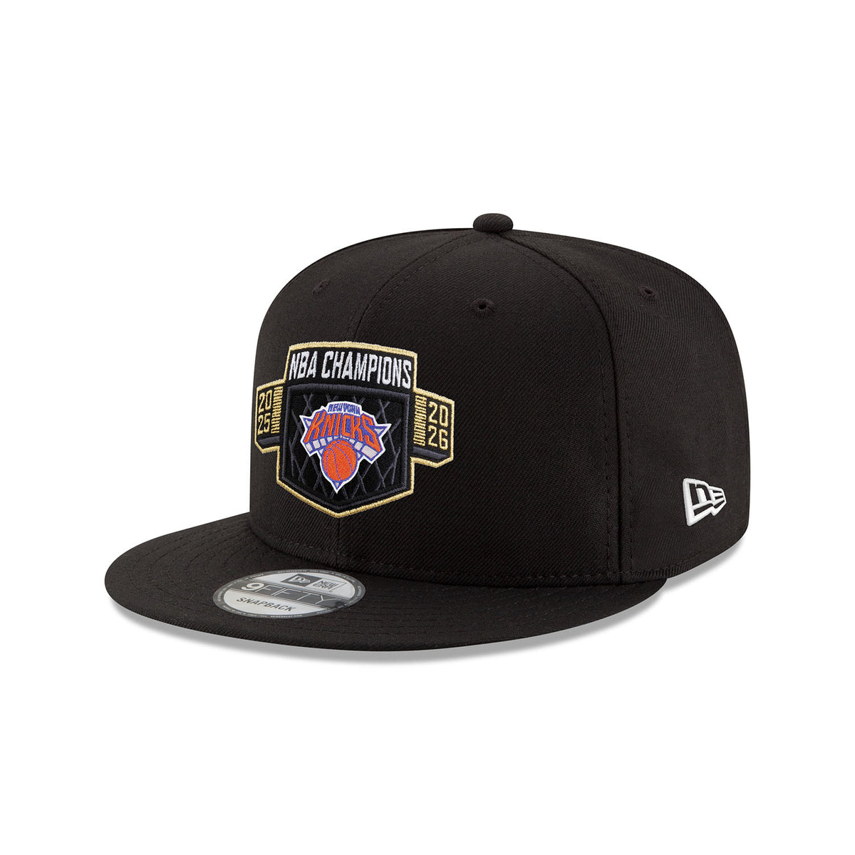 New Era Knicks 2026 NBA Champions Replica 950 Black Locker room Snapback