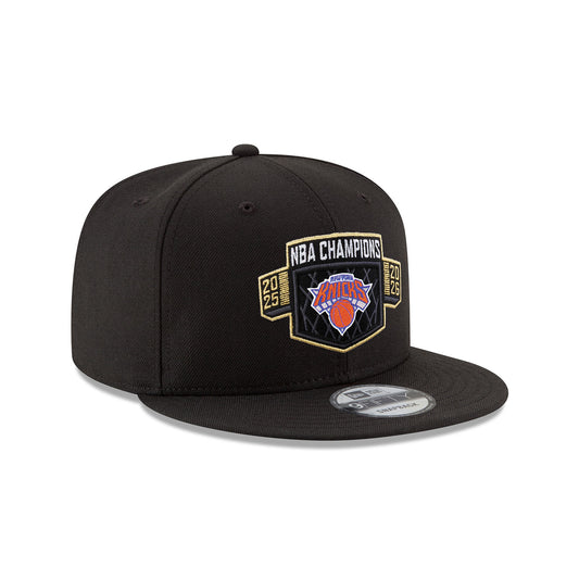 New Era Knicks 2026 NBA Champions Replica 950 Black Locker room Snapback
