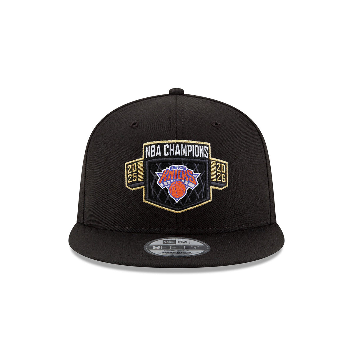 New Era Knicks 2026 NBA Champions Replica 950 Black Locker room Snapback