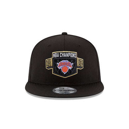 New Era Knicks 2026 NBA Champions Replica 950 Black Locker room Snapback