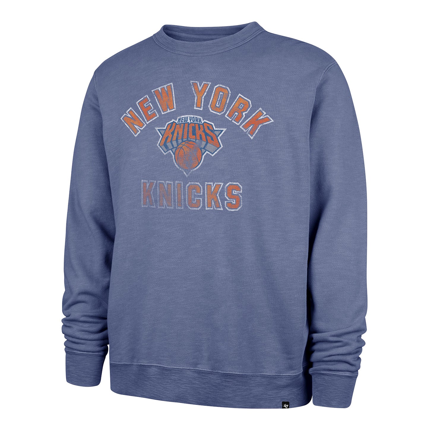 '47 Brand Knicks Slub French Terry Crewneck Blue