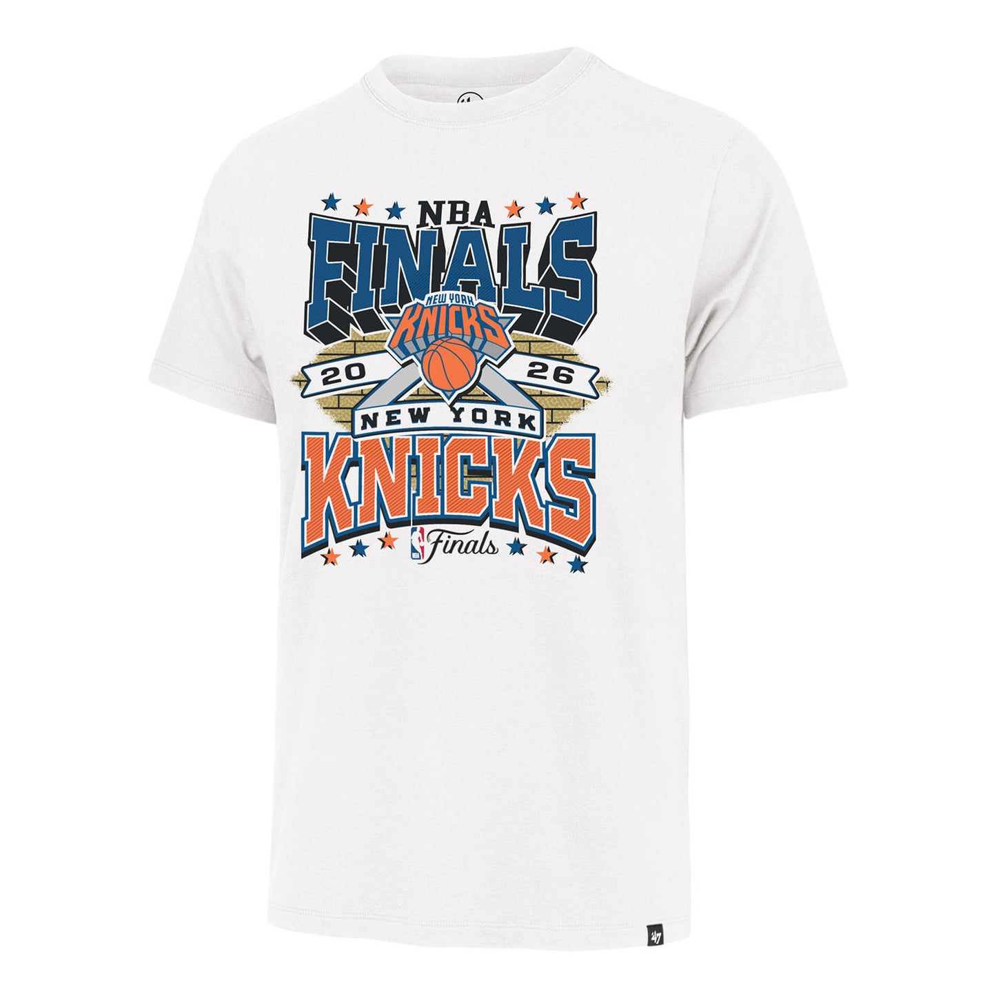 '47 Brand Knicks 26 Finals Franklin Tee White