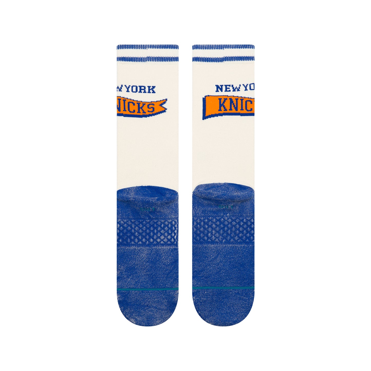 Stance Knicks White/Royal Victory Crew Sock
