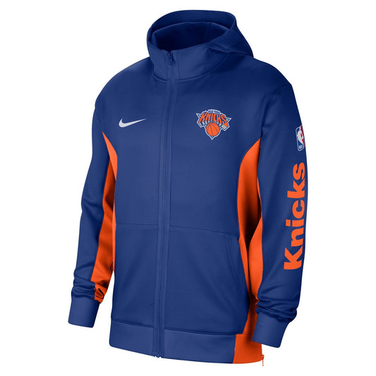 Nike Knicks 23-24 On Court Showtime Full Zip Jacket - Front View